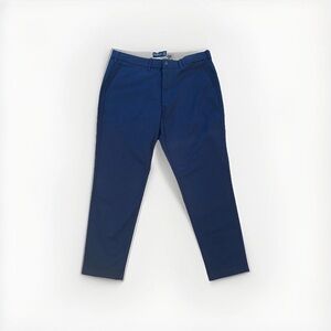 Abercrombie & Fitch Men's Navy Blue Chinos Size 36x32